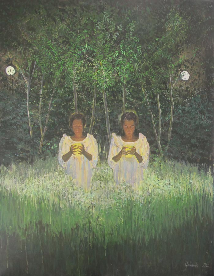 İsimsiz- Untitled, 2012, Tuval üzerine yağlıboya- Oil on canvas, 150x190 cm